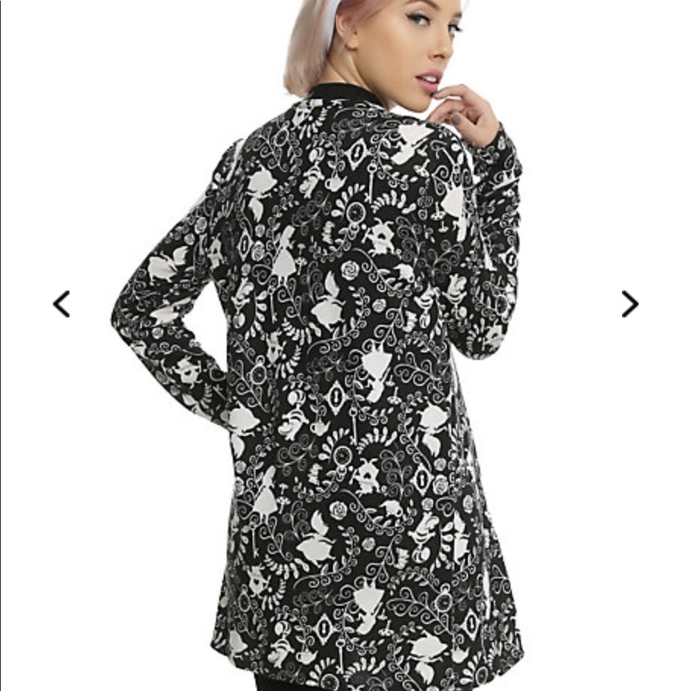 alice in wonderland cardigan
